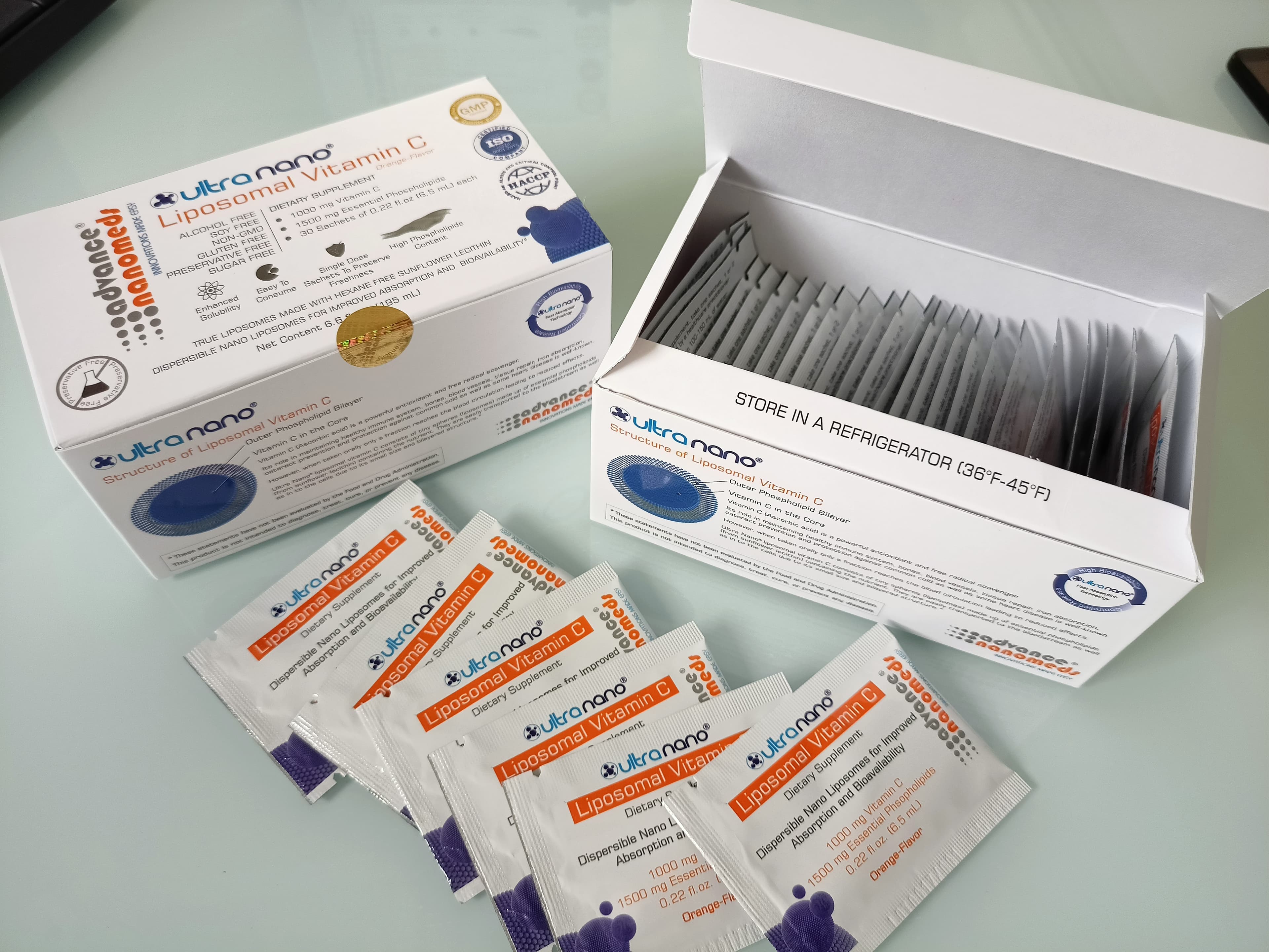 Liposomal Glutathione Sachets