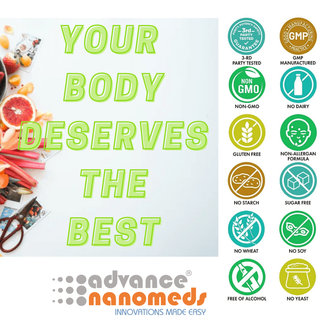 Advance NanoMeds product quality social media artwork